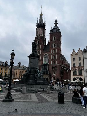 St. Mary’s Basilica. Built in the 14th Century.