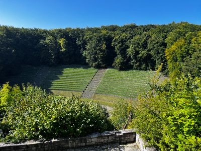 There was a battle here in 1921 between the German Feikorps against Polish Insurgents  and regular army. 