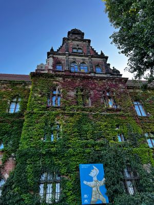 Random building, covered in ivy.