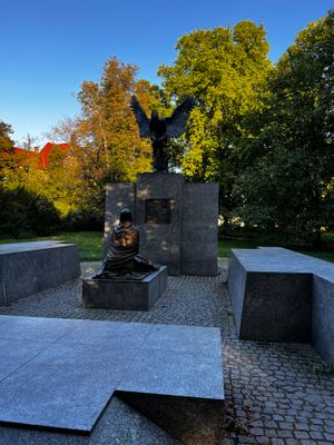 Monument to Polish Officers massacred by Stalin in early WWII.
