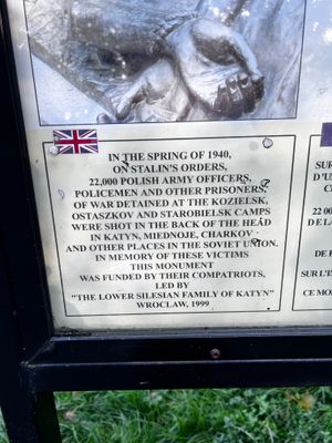 English sign.