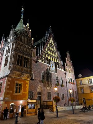 Front of Town Hall.