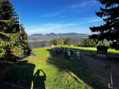 Why this was such a good position.  Looking towards the German Border.