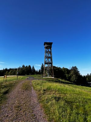 The observation tower.