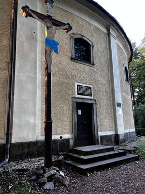 A portion of the Chapel at the top of the hill