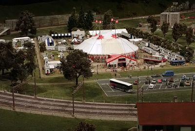 Circus KNIE on Switzerland layout