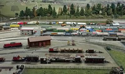 A freight yard