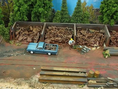 At the scrap yard