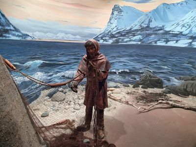 Fishing Scene in the Museum