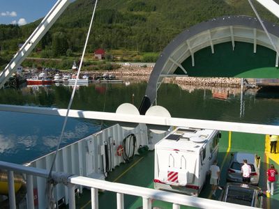 On the ferry from Refsnes to Flesnes
