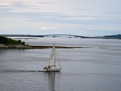 Boat and bridge