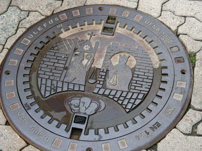 Historic manhole cover