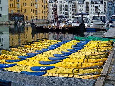 Sleeping kayaks