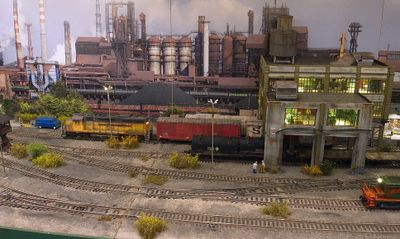 Old US steel mill