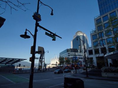Early morning at Canada Place