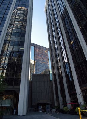 Early morning on Burrard Street