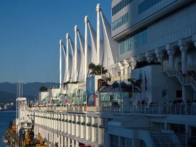 'Sails' on Canada Place building