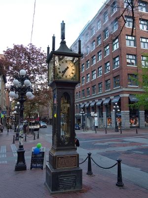 Historic Steamclock on Water Street