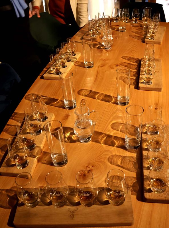 TASTING THE GLENFIDDICH PRODUCT LINE THAT IS EXPORTED TO THE US 