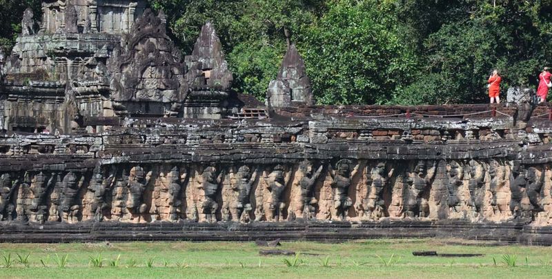PARTIALLY RESTORED TEMPLES NEAR BAYON TEMPLE
