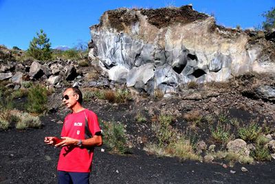 OUR GUIDE EXPLAINS VOLCANOES AND HOW BASALT FORMS IN THE LAVA