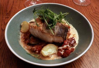 DINNER AT THE CRAIGELLACHIE -  PAN FRIED COD