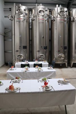 A SMALL FORTUNE IN STAINELESS WINE MAKING EQUIPMENT