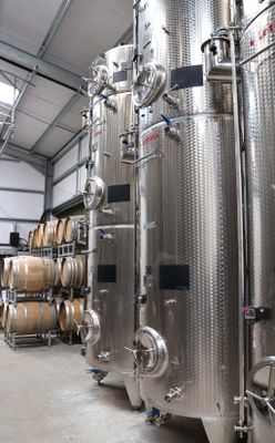 A SMALL FORTUNE IN STAINELESS WINE MAKING EQUIPMENT