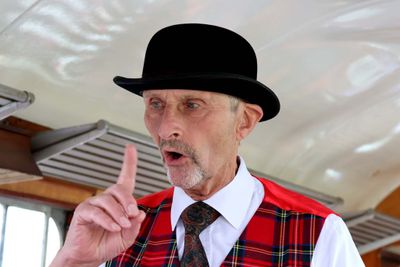 VOLUNTEER CONDUCTOR - QUITE A CHARACTER AND A RETIRED EMS HELICOPTER PILOT