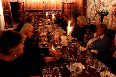 FAREWELL DINNER AT HEVER CASTLE