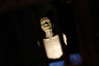 PRISONER IN DEATH ROW CELL