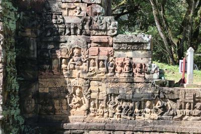 PARTIALLY RESTORED TEMPLES NEAR BAYON TEMPLE