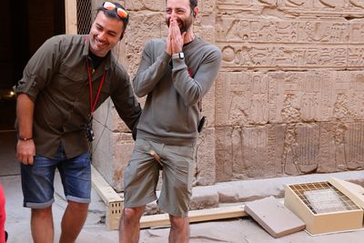 THE ITALIAN BOYS HORSING AROUND
