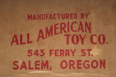 Original 1950's All American Timber Toter with Original Box