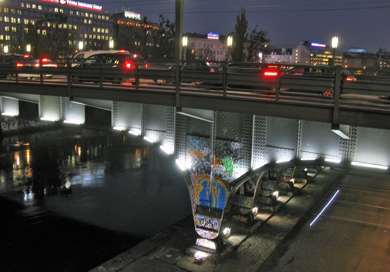 Along the Danube Canal,Vienna