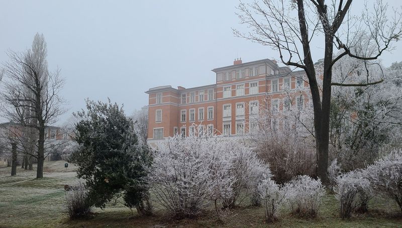Steinhof Hospital Area in Winter