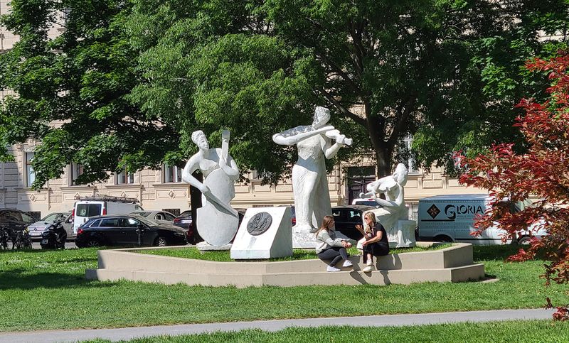 Monuments,Statues,Sculptures,Fountains in Vienna