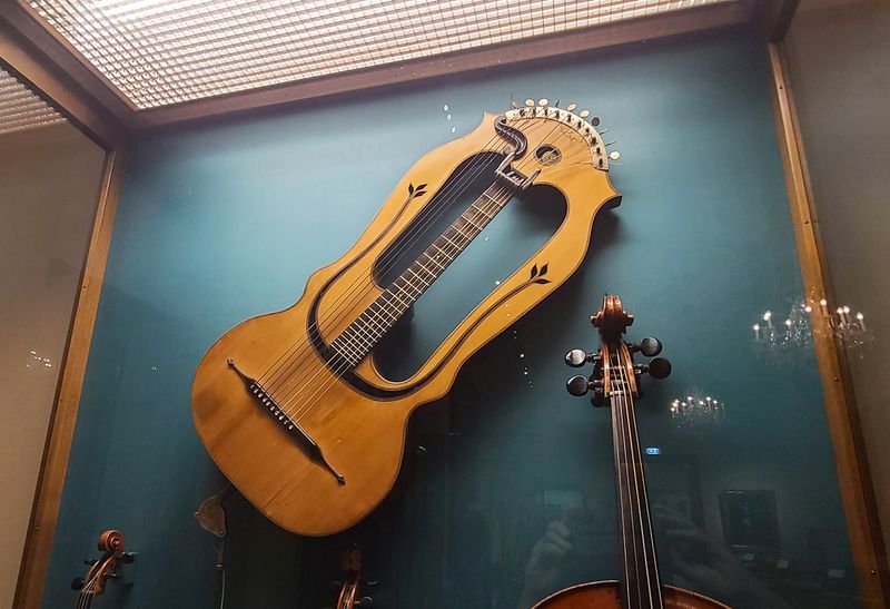 Historical Musical Instruments in Weltmuseum,Vienna