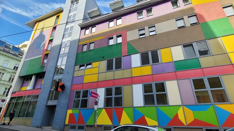 Colorful Architecture in Vienna