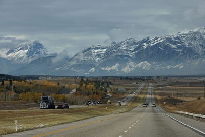 Rocky Mountains from east