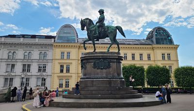 Erzherzog Albrecht vor Albertina Museum