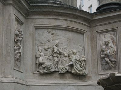 Hoher Markt,Vermählungsbrunnen