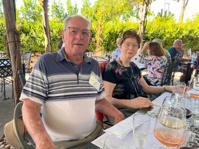 Having Lunch at the winery