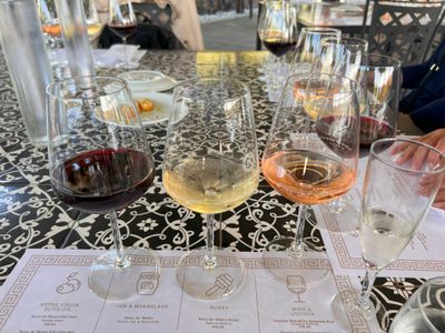 These are the wines we tasted