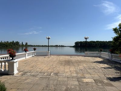 Outside Snagov Palace