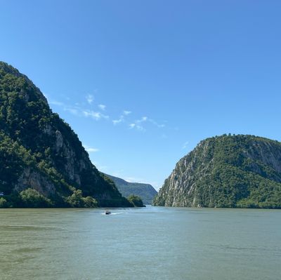 Cursing up the Danube-Looking back at the Iron Gate