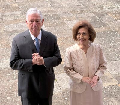 Crown Prince Alexander and Katherine Batis his wife