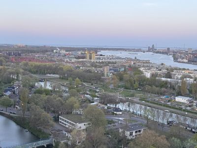 View from a top A'Dam Toren building of Amsterdam