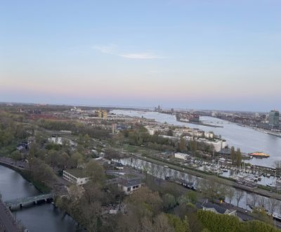 View from a top A'Dam Toren building of Amsterdam
