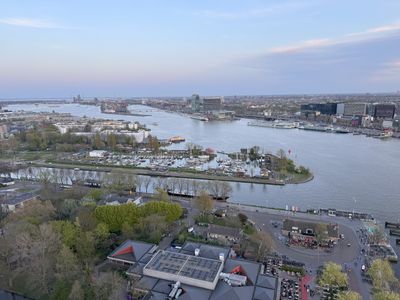 View from a top A'Dam Toren building of Amsterdam